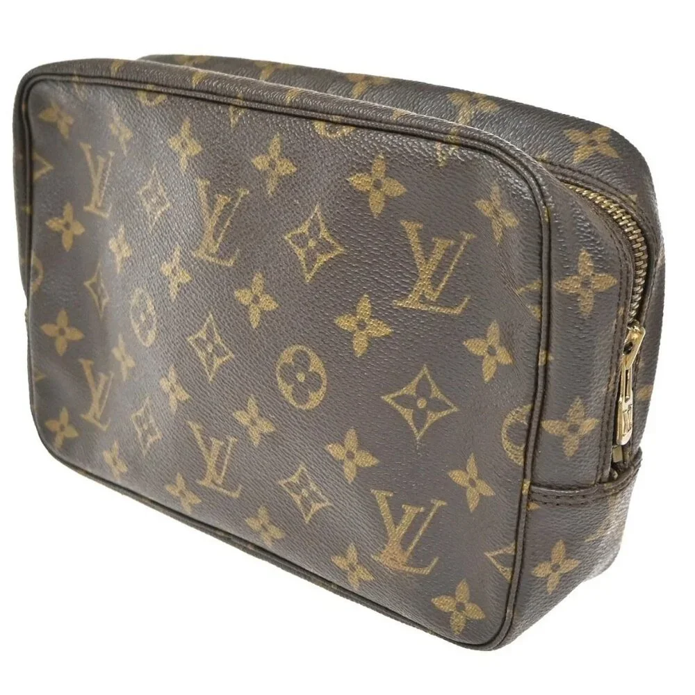 LOUIS VUITTON Trousse Toilette 23 Clutch Hand Bag Monogram Brown M47524 67KC355 - Picture 4 of 14